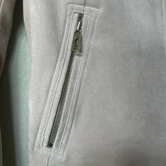NWOT Ivanka Trump Blush Pastel Pink Faux Soft Suede Jacket - Picture 7 of 8